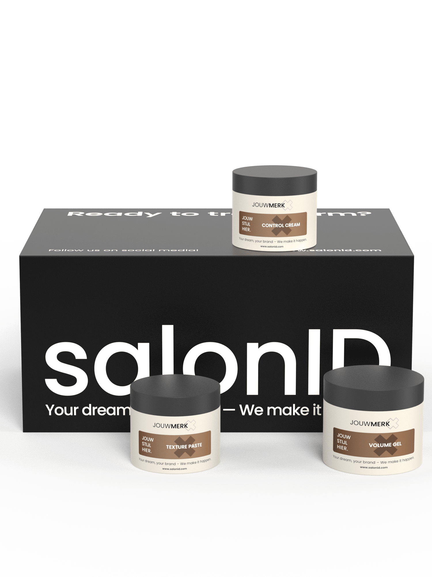 Combipack Styling producten SalonID private label voor kappers